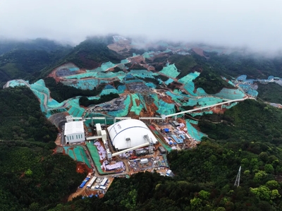 总投资200亿，年产5500万吨！广东郁南桂圩冲旺岭砂石矿项目启动调试运行，配套住宿服务助力产业发展